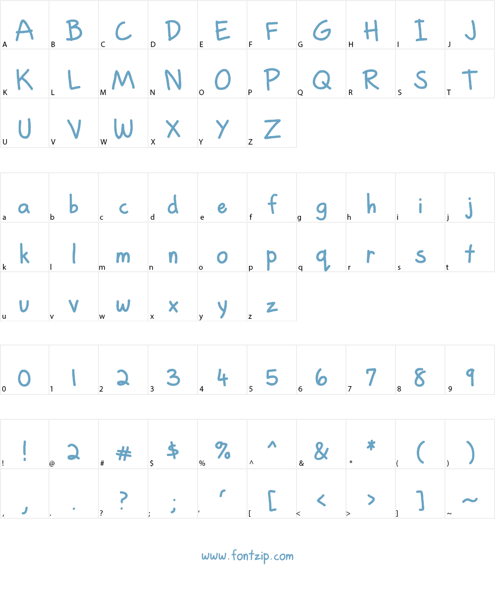 Rodscript Two Font Character
